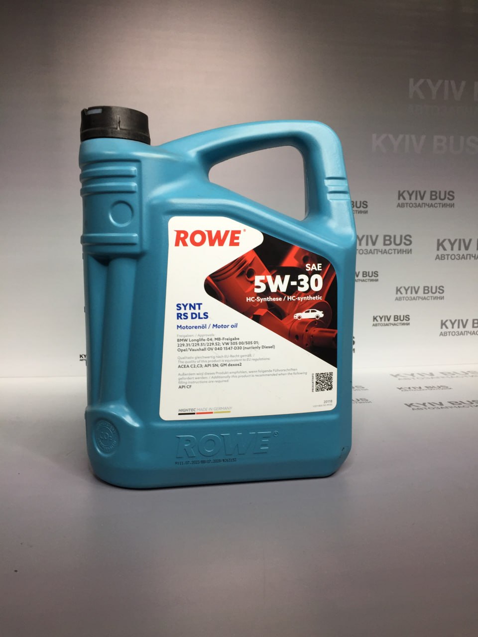 Моторна олива 5W-30 DLS HIGHTEC SYNT RS 5L Моторна олива 5W-30 DLS HIGHTEC SYNT RS 5L