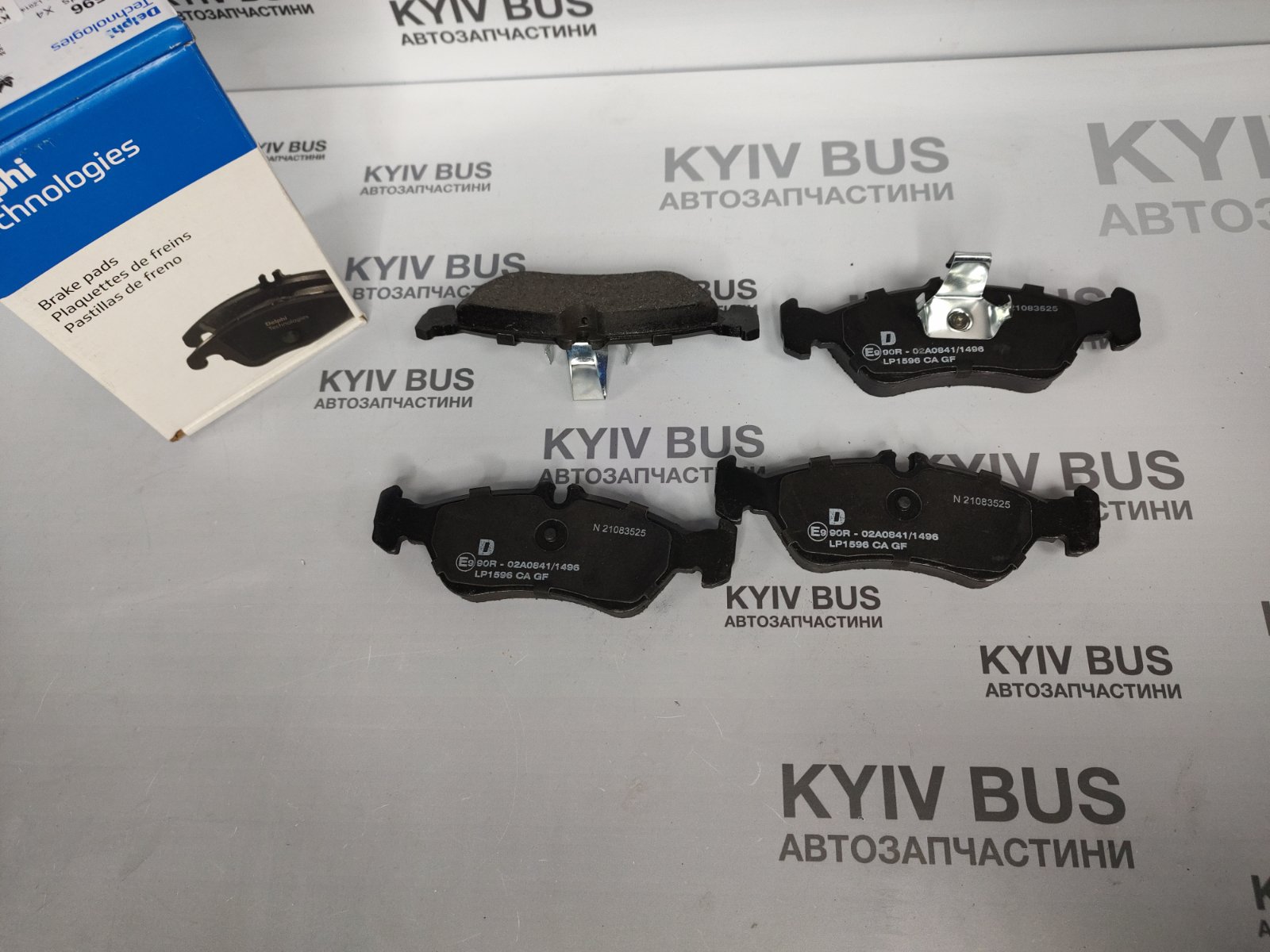 Колодки гальмівні дискові [задні] [W903 тип ATE велика] / Без датчиків /