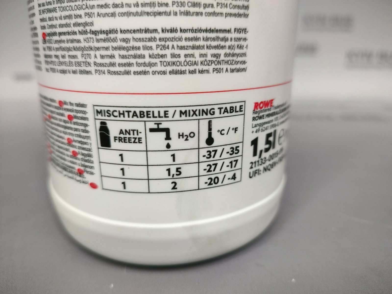 Концентрат охолоджувальної рідини /зелений/ [1,5L]