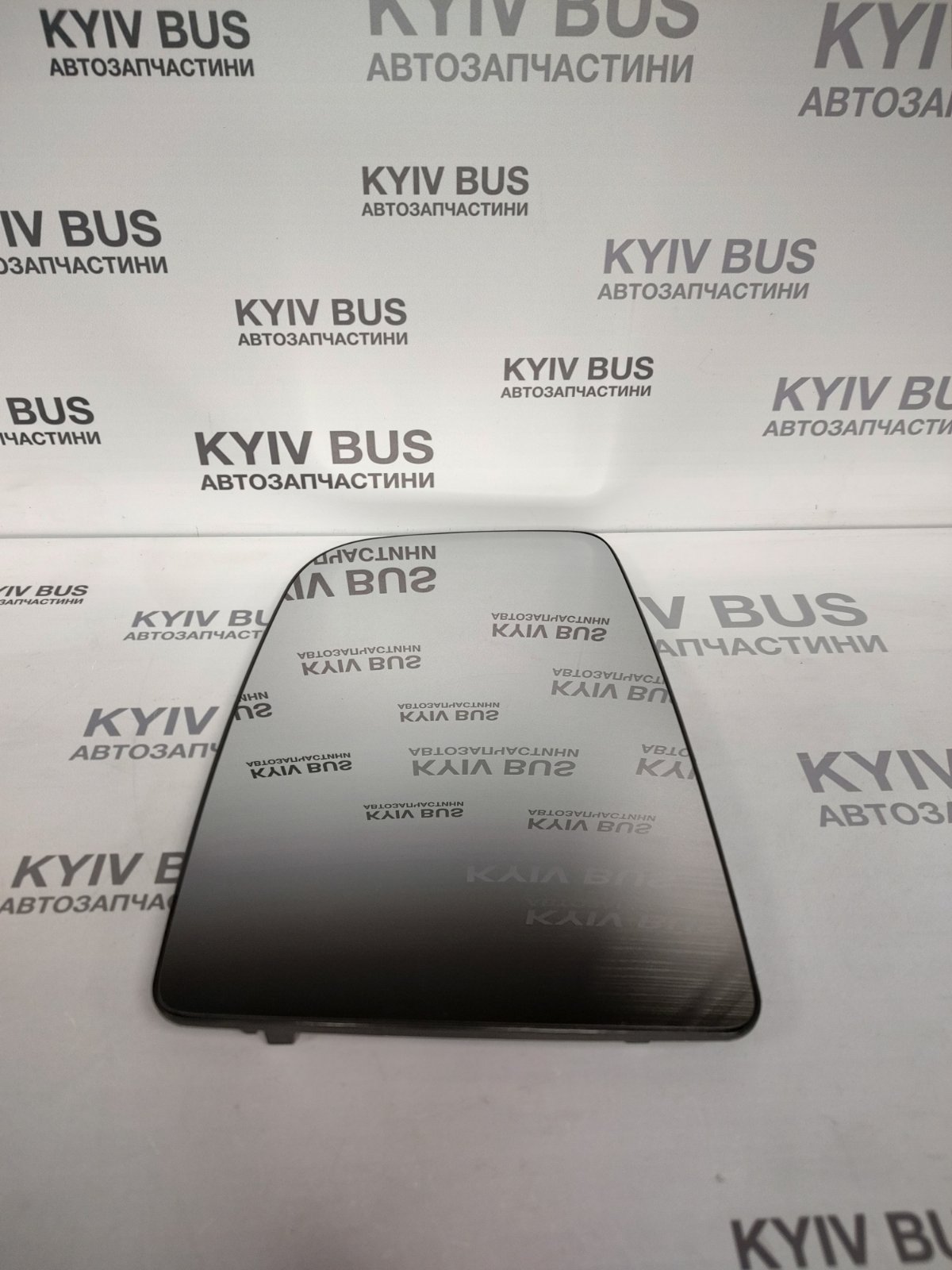 Скло дзеркала заднього виду MB Sprinter/VW Crafter 06- [W906][ L ] / КРУГЛЕ КРІПЛЕННЯ/ З ПІДІГРІВОМ / ВЕРХНЄ /