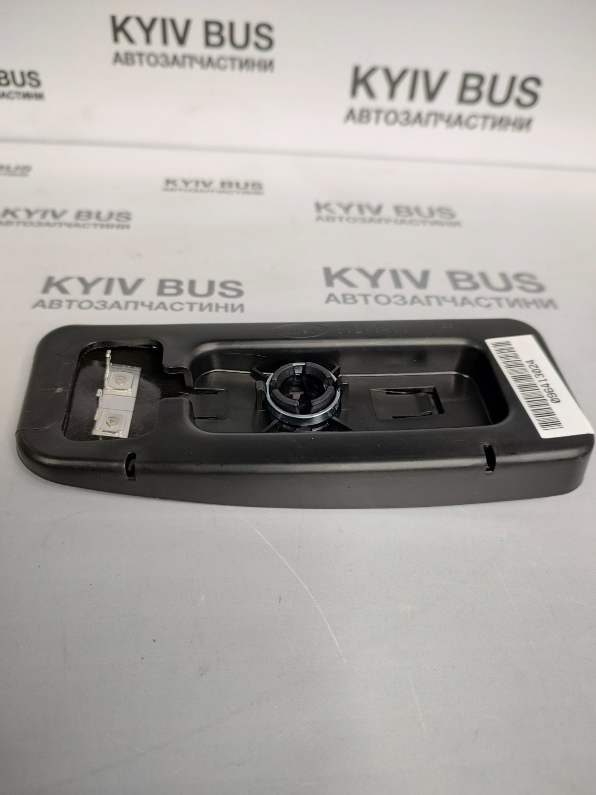 Скло дзеркала заднього виду MB Sprinter/VW Crafter 06- [W906][ R ] / КРУГЛЕ КРІПЛЕННЯ/ З ПІДІГРІВОМ / НИЖНЄ /