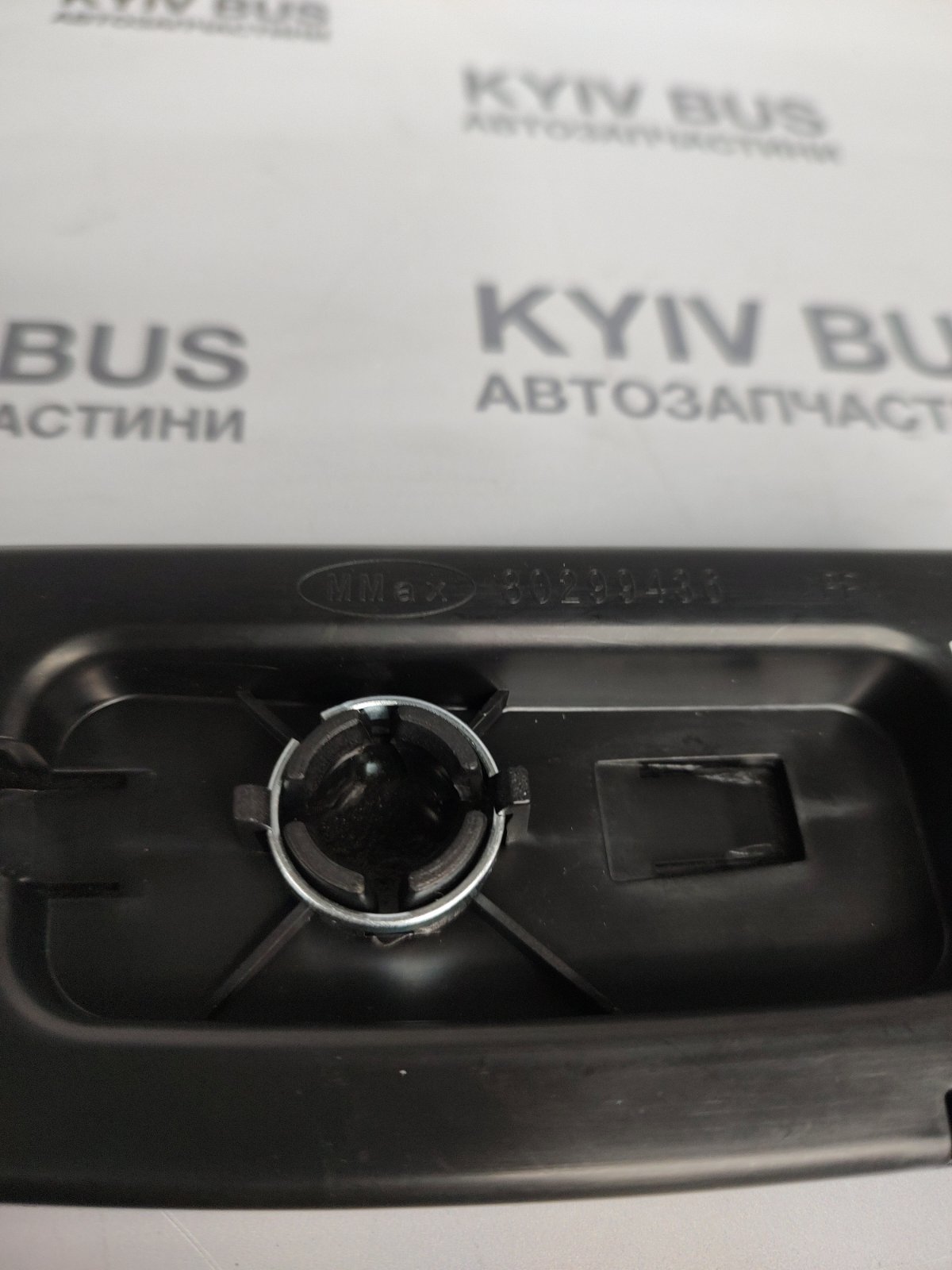 Скло дзеркала заднього виду MB Sprinter/VW Crafter 06- [W906][ R ] / КРУГЛЕ КРІПЛЕННЯ/ З ПІДІГРІВОМ / НИЖНЄ /