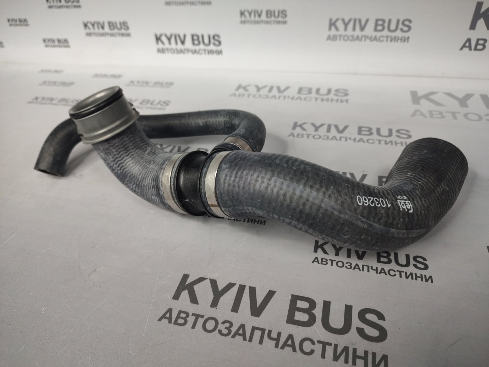 Патрубок радіатора основного MB Sprinter 06- OM642 [ НИЖНІЙ ]